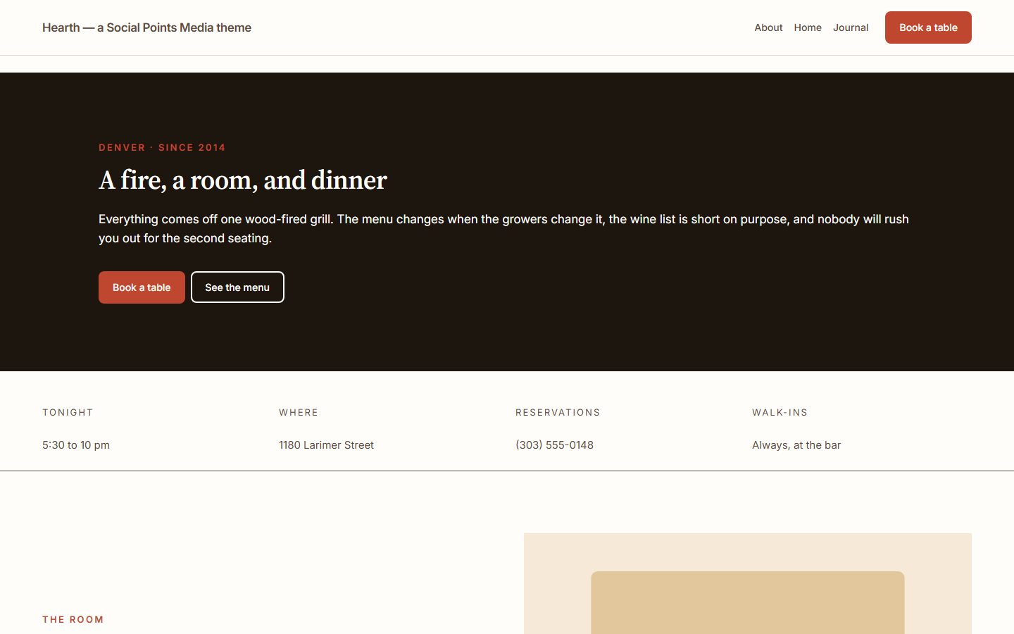 Hearth — WordPress edition