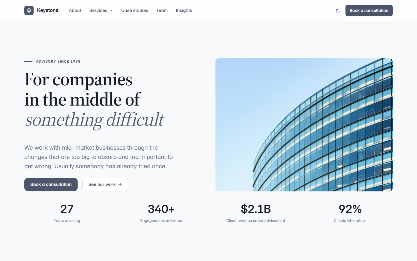 Keystone — HTML edition
